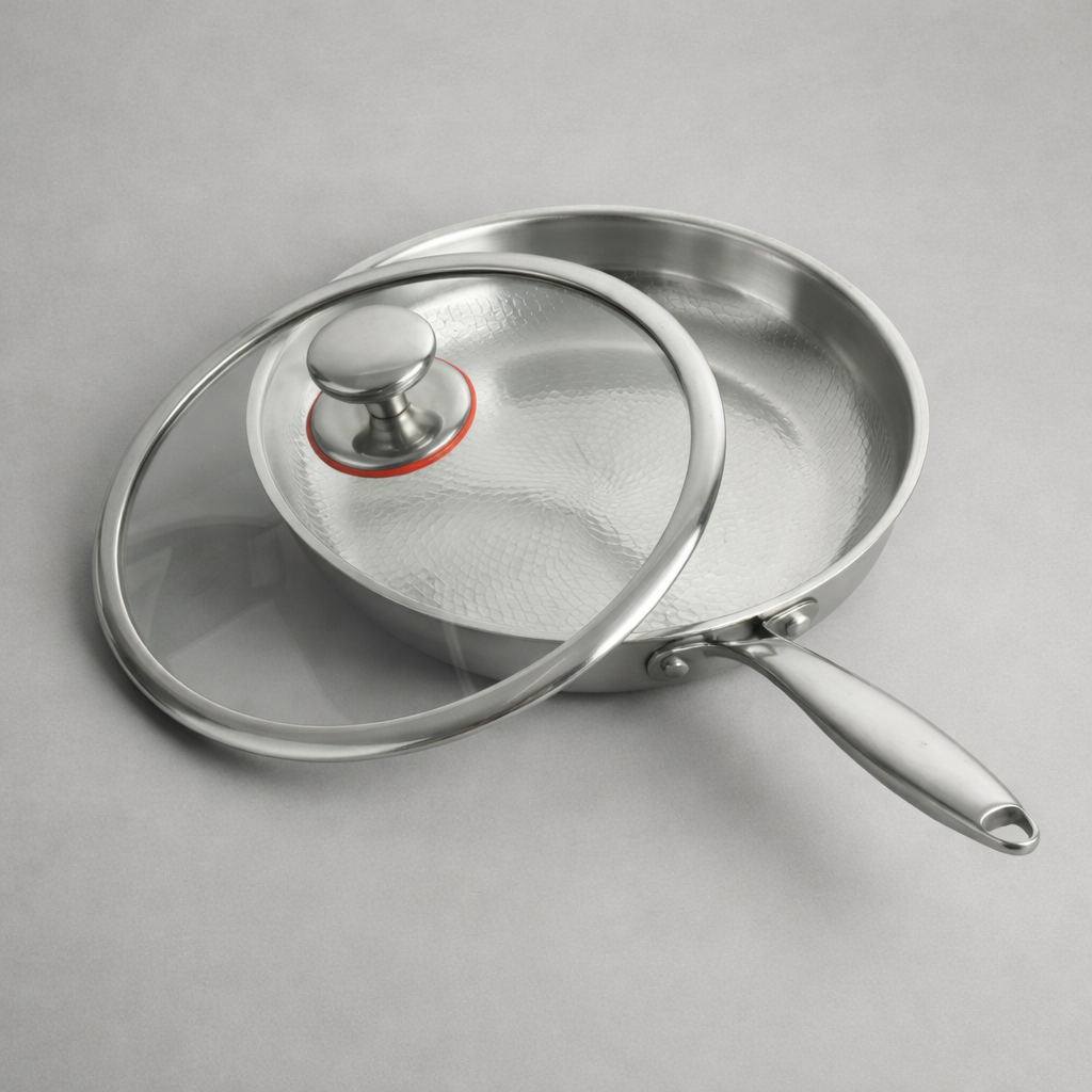 Titanová kovaná pánev s poklicí