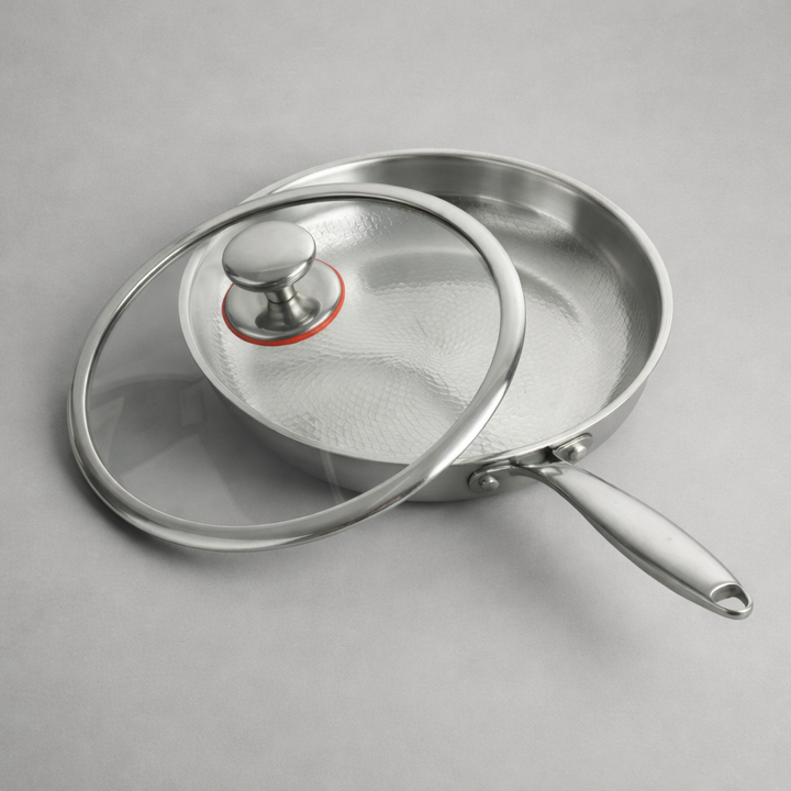 Titanová kovaná pánev s poklicí