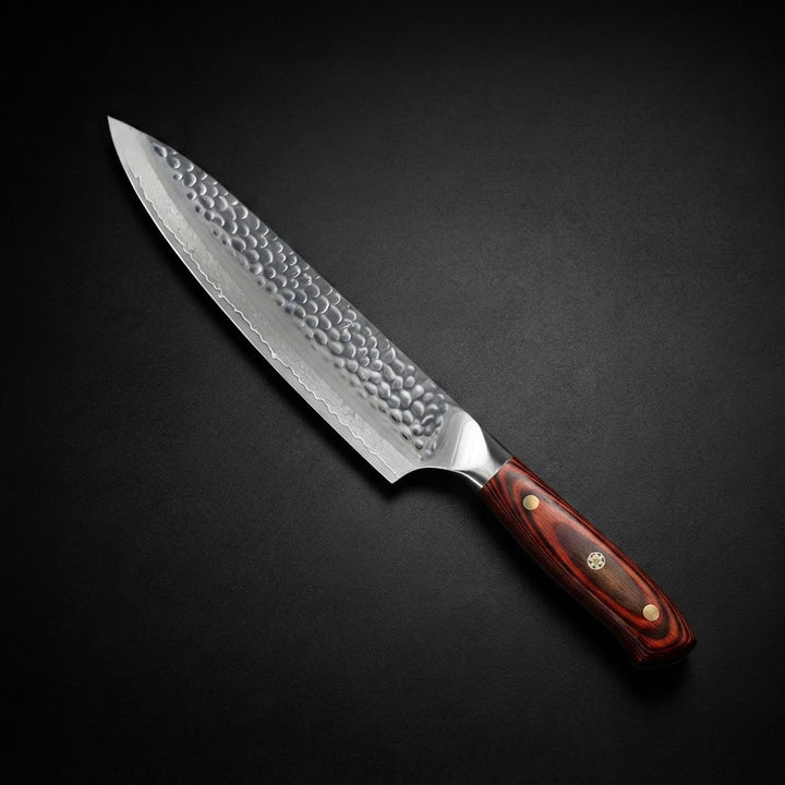 Kuchařský nůž Mahogany Red 20 cm – přirozená elegance pro každou kuchyni