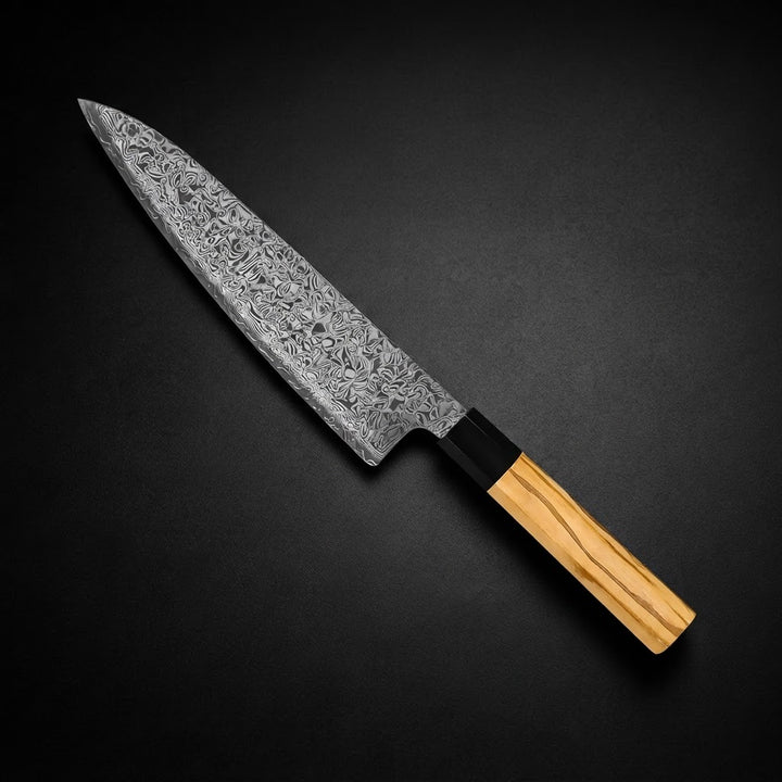 Kuchařský nůž Takumi Kaza Damascus 20 cm – japonské řemeslo pro vaši kuchyni