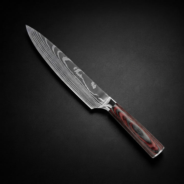 Kuchařský nůž z damaškové oceli 20 cm