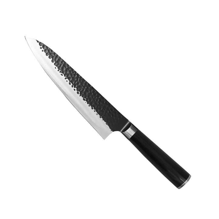 Kuchařský nůž Hammered Stainless Steel Black 20 cm