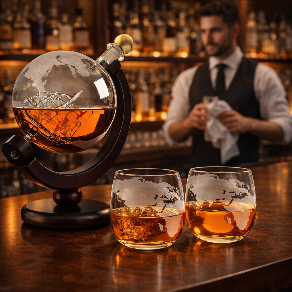Whisky + 2 Sklenice - Edice Mapa světa