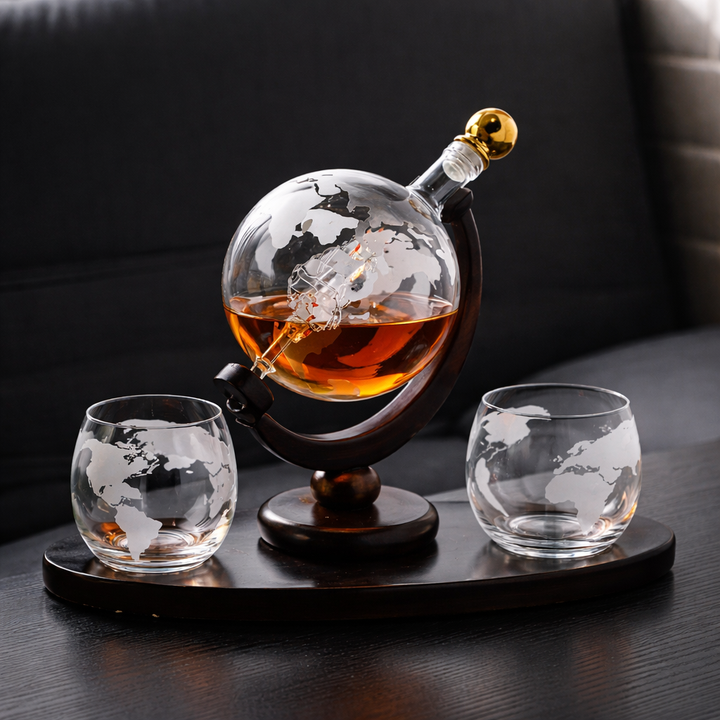Whisky + 2 Sklenice - Edice Mapa světa