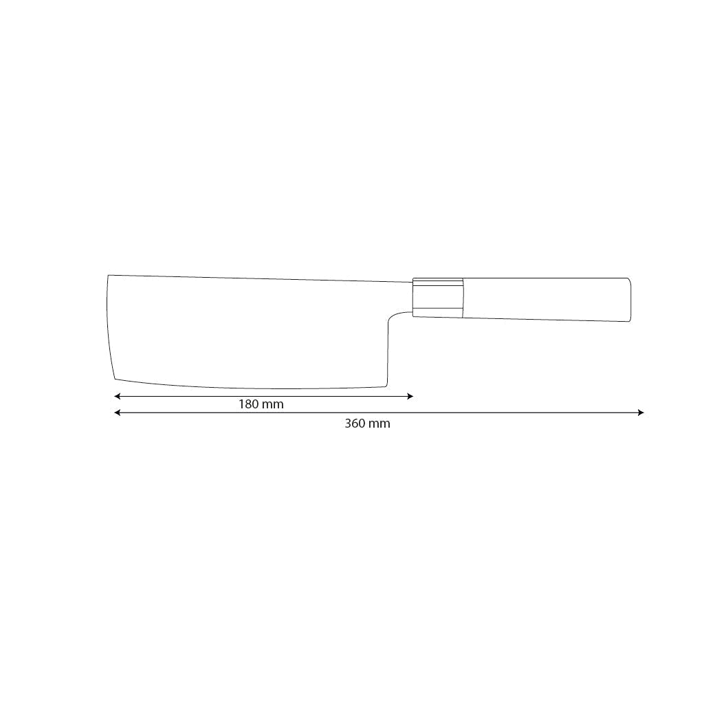 Kuchařský nůž – 18 cm čepel s precizním ostřím