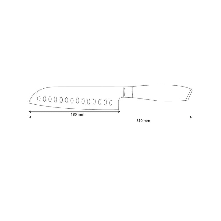 Santoku nůž s univerzální čepelí 18 cm