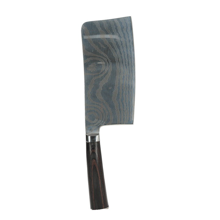 Čínský kuchařský nůž s damaškovou kresbou 18 cm