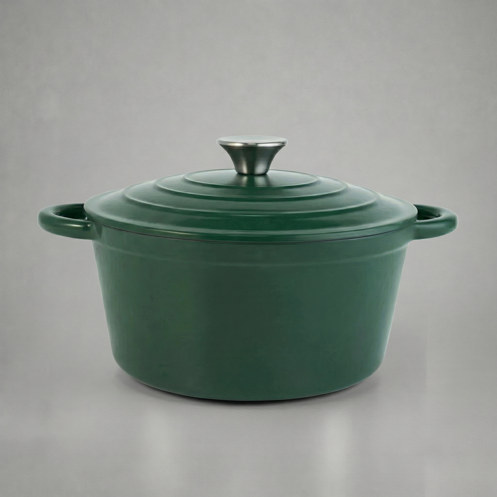 Smaltovaný litinový hrnec typu cocotte
