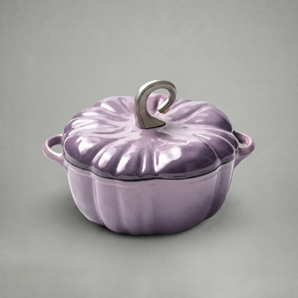 Smaltovaný litinový hrnec dýně