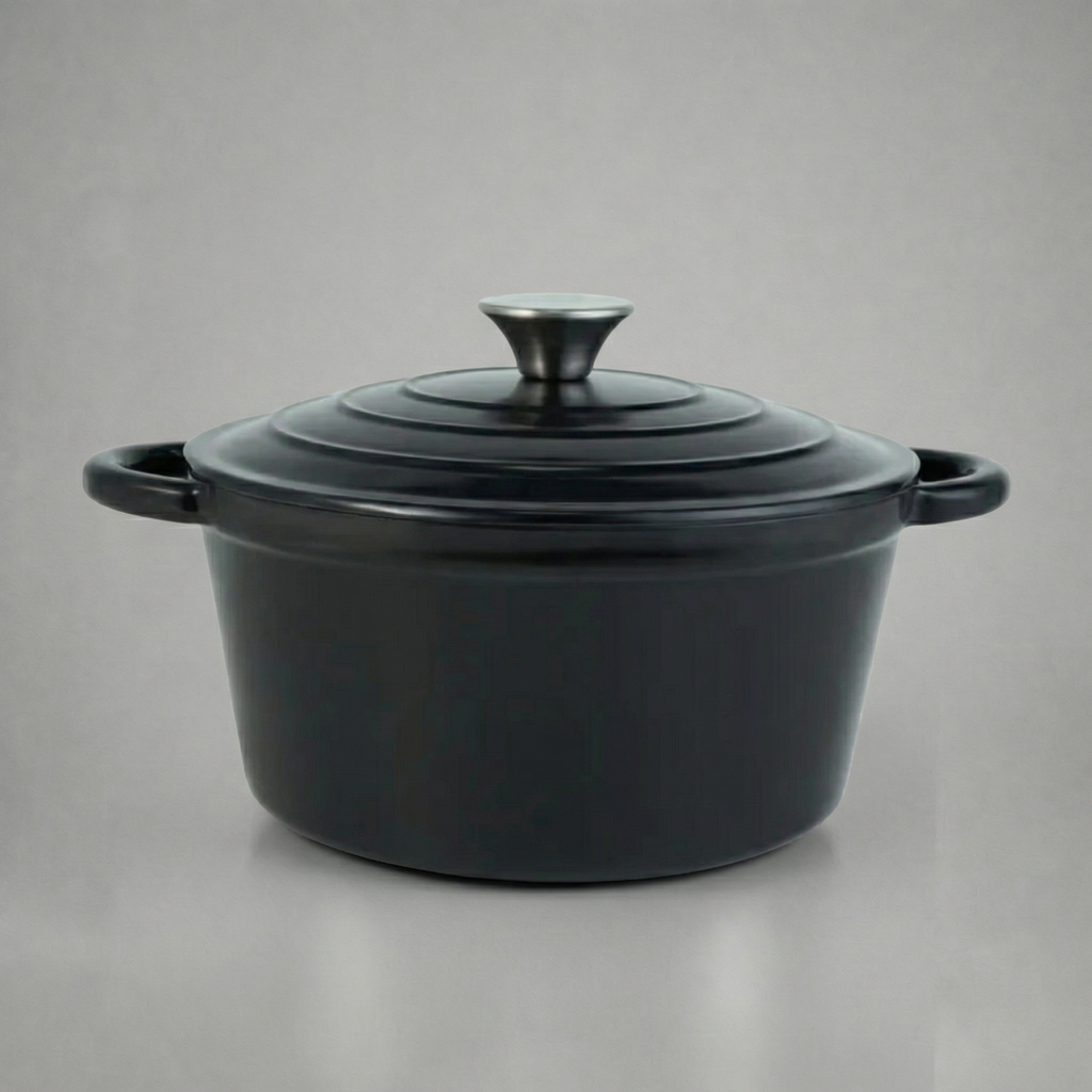 Smaltovaný litinový hrnec typu cocotte