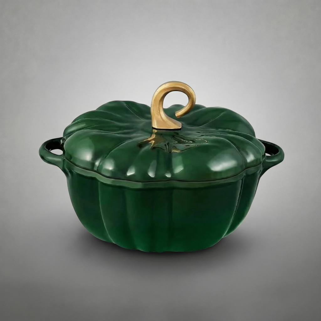 Smaltovaný litinový hrnec dýně