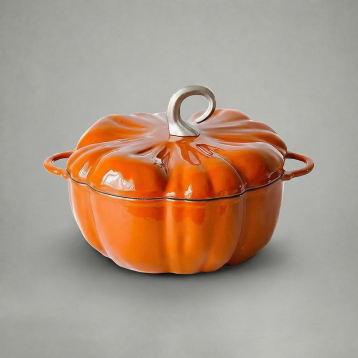 Smaltovaný litinový hrnec dýně