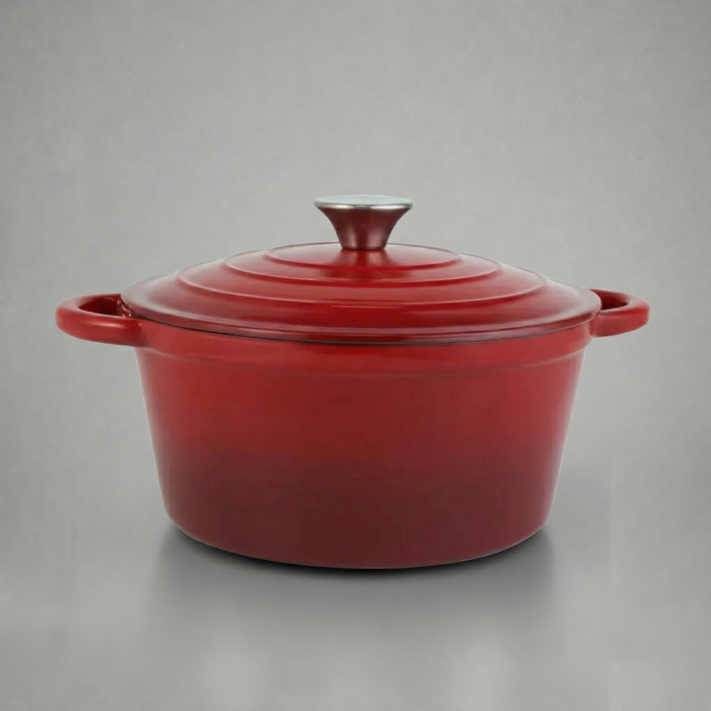 Smaltovaný litinový hrnec typu cocotte
