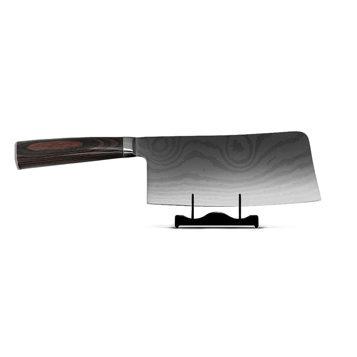 Čínský kuchařský nůž s damaškovou kresbou 18 cm
