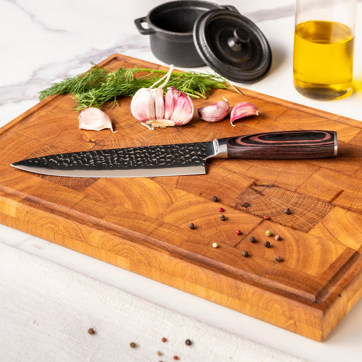 Kovaná nerezová ocel – Kuchařský nůž 20 cm