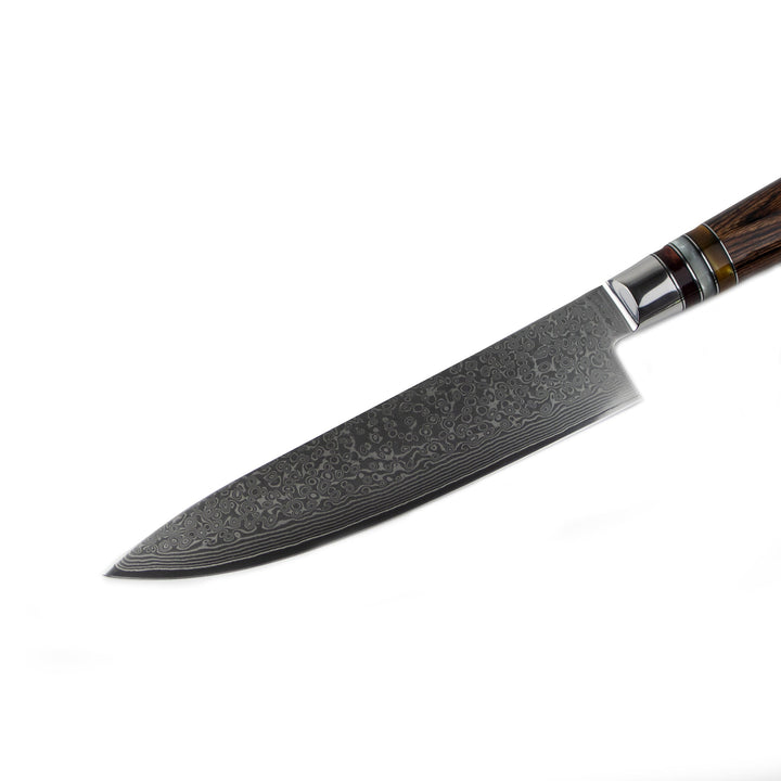 Kuchařský nůž Micarta Jewels Damascus 20 cm – jedinečný doplněk každé kuchyně