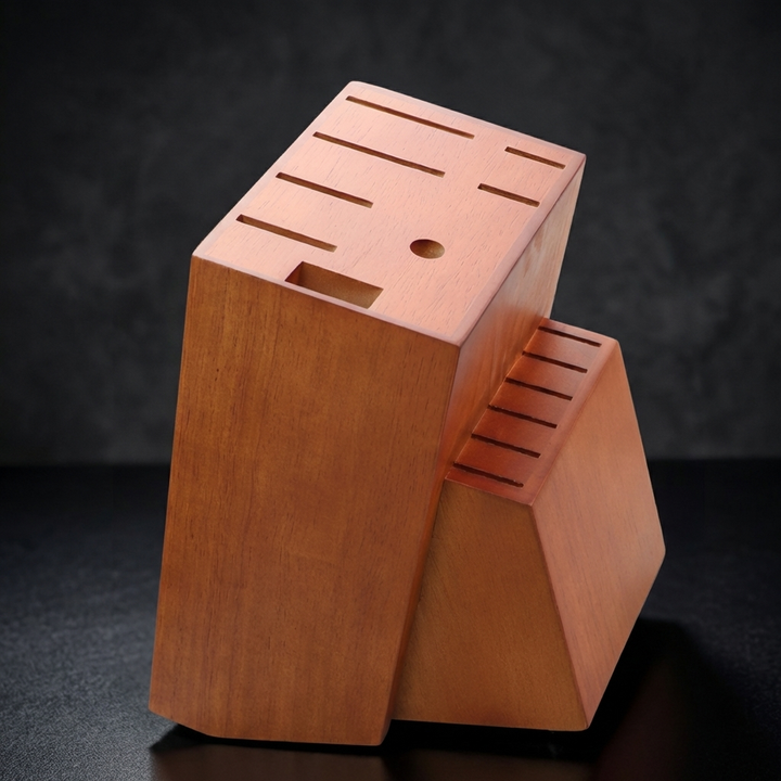 Imperiální blok na nože – bukové tvrdé dřevo, 14 slotů