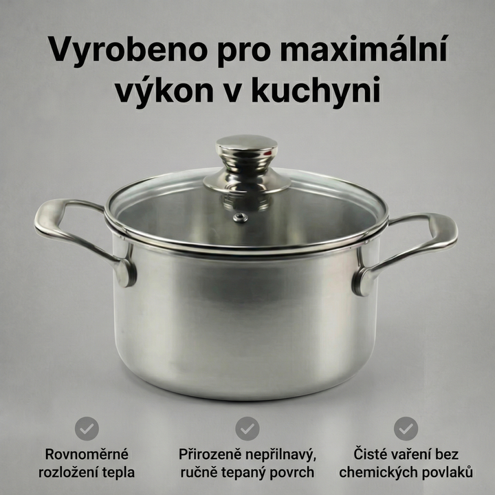 Titanový hrnec s poklicí